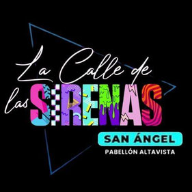 la calle de las sirenas, la calle de las sirenas logotipo, la calle de las sirenas logo, la calle de las sirenas antro retro, la calle de las sirenas san angel logotipo