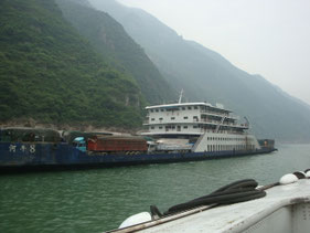 Yangtse-Yangtsze-rivier-boten/handel-China-gele-vallei-dam