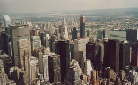 New-York-skyline-wolkenkrabbers-Manhattan-Verenigde-Staten