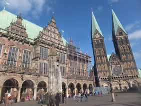 Bremen-kerk-platz-plein-torens-Duitsland