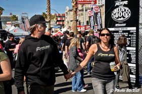 Nicole Pitell-Vaughan and Matt Vaugha co-own of Total Chaos in the Fremont street in Las Vegas