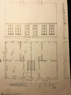 Grundriss, Kaneelstraße, Ferienhaus, Flächendenkmal, Altstadt, Kopfsteinpflaster, romantischer Garten, Wintergarten, modernisiert