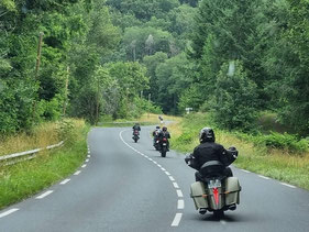 Balade en moto au Gîte Daur Bocou