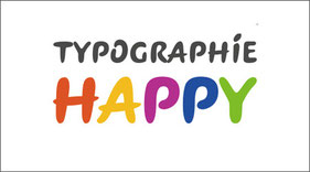 Typographie Happy