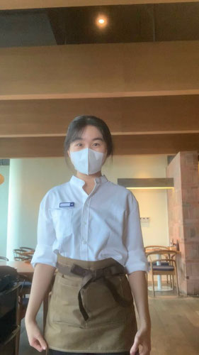 2024, at the Pizza shop, where she works outside of school hours.
