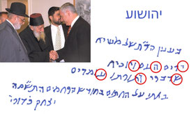 Rabbi Kadouri Notiz, Messias Name Jesus Jeschua