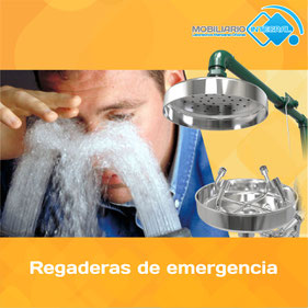 Regaderas de emergencia, estaciones de emergencia, lavaojos