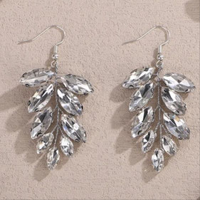 Ohrringe Perlen Strass
