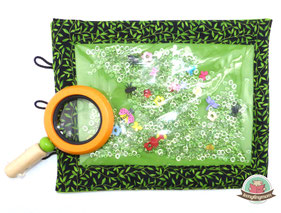 How to make a quiet book . I Spy page.