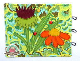 How to sew a quiet book with bugs and beetles.