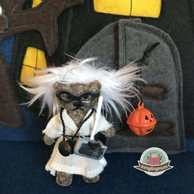 Halloween Teddy Kostüm Nähanleitung Spielbuch