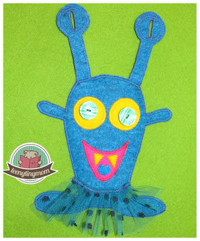 Quiet book Monster Nähanleitung Filz Spielbuch Activitybuch Verschlüsse lernen