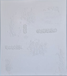 daluz inspiration Soulage mais tout blanc, matière, reflets, originalité