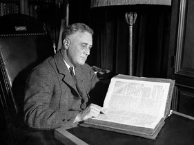 Roosevelt and his Dutch Bible Inauguration