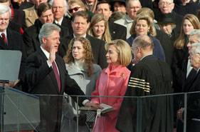 Bill Clinton Bible Inauguration oath 1997