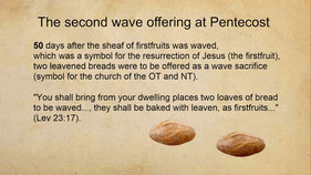 2nd Firstfruits Wave Offering at Pentecost