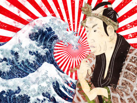 庭師の様な浮世絵