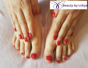 pedicure cnd shellac hand and feet mobile st albans herst