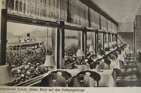 Verglaster Speisesaal Hotel Schulz - 1935