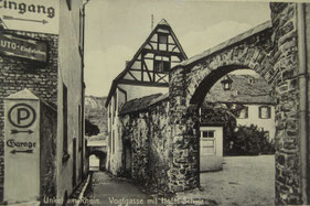 Hofeinfahrt Hotel Schulz - 1935