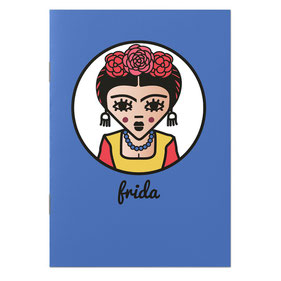 ICONS ICONES FRIDA KAHLO ILLUSTRATION CAHIER / CREATION ORIGINALE © Stephanie Gerlier / T FOR TIGER