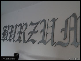 WoodnMetalART Scrollsaw Holzlogo Burzum Black Metal