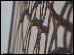 WoodnMetalART Scrollsaw Dekupiersäge Holzlogo Nagelfar Black Metal