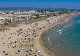 La playa de Canet d'en Berenguer es una de las más atractivas de la Comunidad Valenciana.
