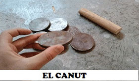 El canut "el canuto" es un juego en donde se usa un canuto y unas monedas y lo juegan sobre todo mayores en la Comunitat Valenciana.