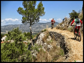 Rutas de bici turismo por la sierra de la Comunidad Valenciana