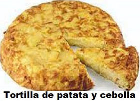 Tortilla de pattata y de cebolla a la española
