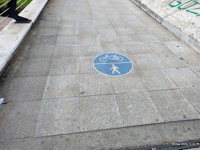 Compartir un mismo espacio con ciclistas, vehículos (VMP) y peatones es una barbaridad, sabiendo que nadie respeta nada es un riesgo para la integridad física de los viandantes.