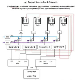 Q-ACS, Aquatic Control System (pH, 4 chambers) 