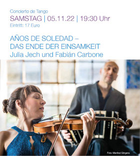 Tango-Konzert am 05.11.2022 um 19.30 Uhr