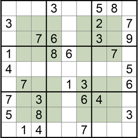 Hyper-Sudoku © Rätselbüro Martin Simon