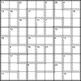 Killer-Sudoku © Rätselbüro Martin Simon