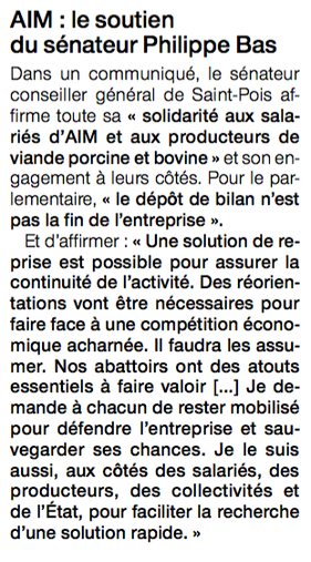 Ouest-France, mercredi 14 janvier 2015