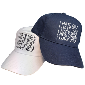 Kappe "I HATE GOLF", Geschenk für GolferInnen
