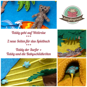 Spielbuch Anleitung Filz Teddy