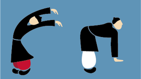 Illustration Qigong Pose