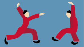 Illustration Qigong Pose