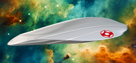 A colourful space nebula, representing the vision of Starship Xplorers to explore our beautiful universe with their own spaceship Nova Nexus. 