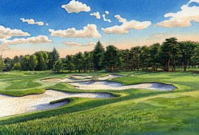 東京ゴルフ倶楽部 15番 Par5 (名物ホール)