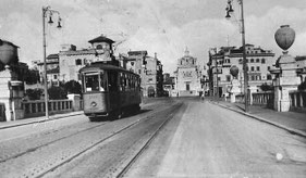 Il Ponte di Corso Sempione in uno scatto d'epoca