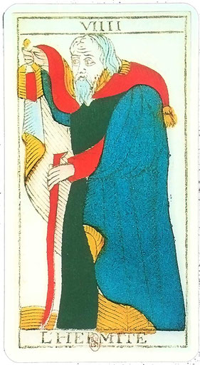 Hermite - Tarot de Marseille Nicolas Conver - Edition Heron - Tarots de Cornelius