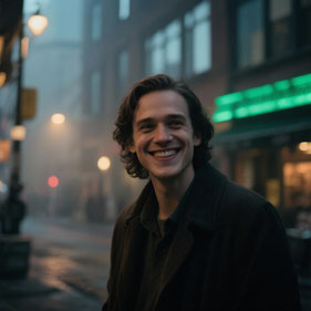 Freundlichkeit, sich in die Augen sehen, Lachen, Empathie