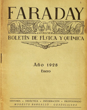 Cubierta del primer número de «Faraday»