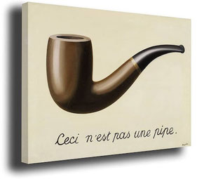 dictée la trahison des images toile