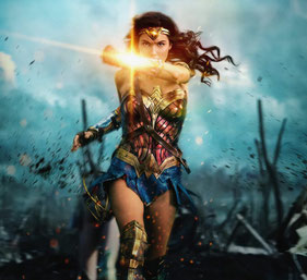 séquence musique et héros wonder woman 2017