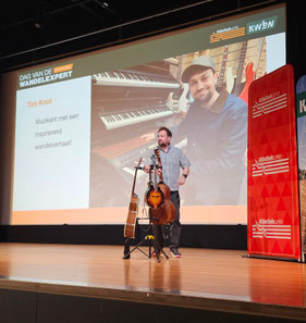 Tim Knol bij de dag van de wandel expert op Papendal